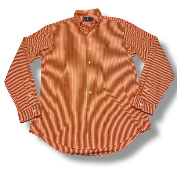 Lot Of 2 Ralph Lauren Mens Shirt Medium Striped - Picture 2 of 16